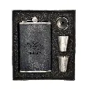 Coffret flasque en acier inoxydable