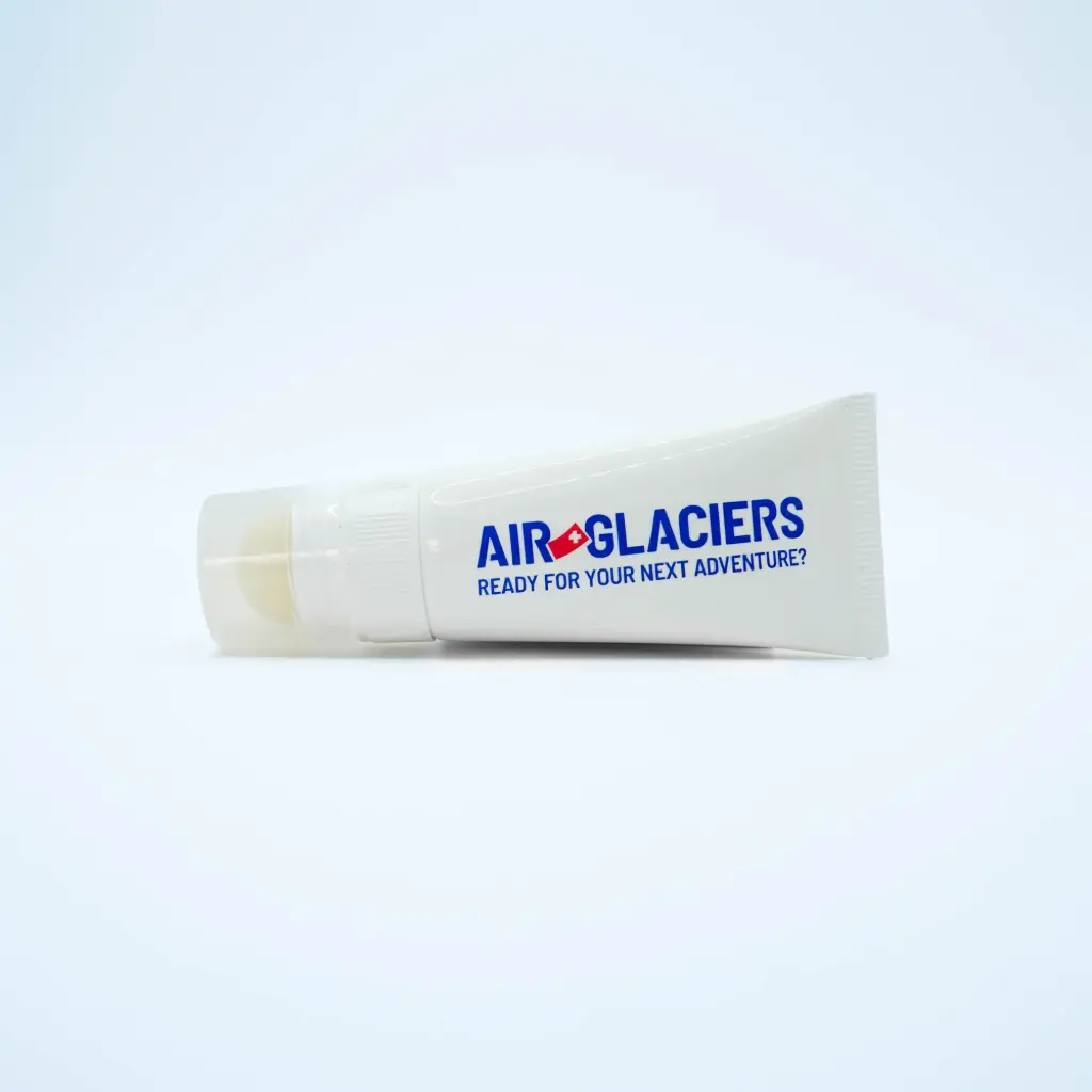 Sonnencreme und Lippenbalsam