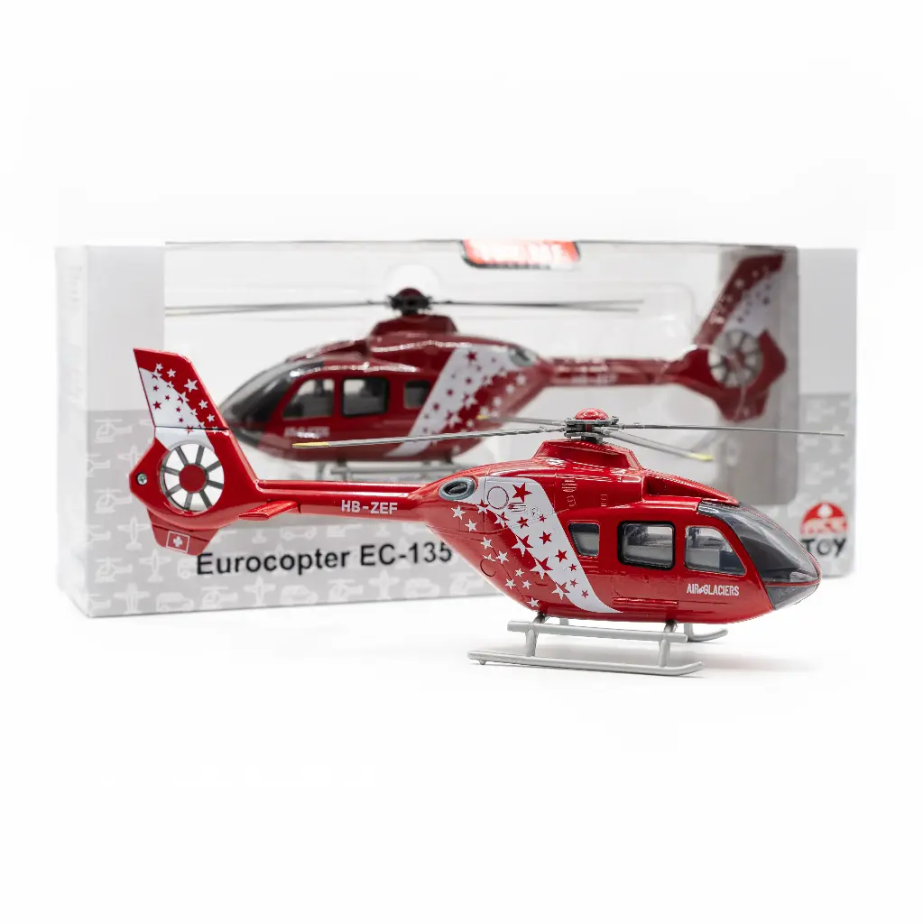 Maquette EC135 HB-ZEF livrée 2018