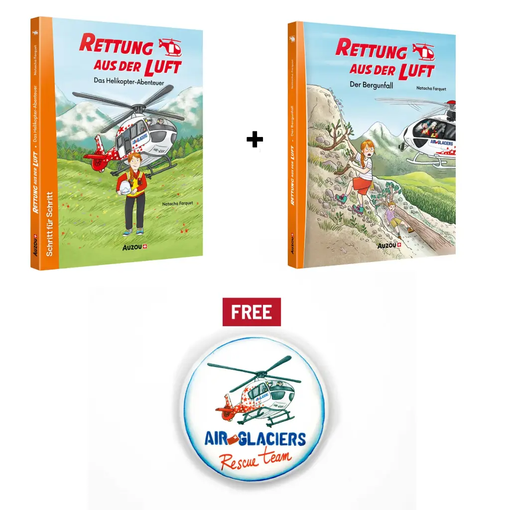 Rettung aus der Luft - Pack Band 1 + 2 (Badge gratis) 